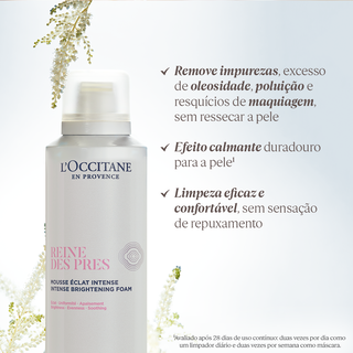Espuma de Limpeza Facial Iluminadora Reine des Prés 150ml